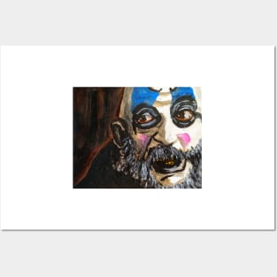 The Devil's Rejects "Aren't We Funny?" Captain Spaulding canvas portrait (original) Posters and Art